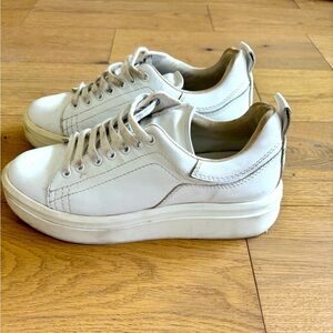 Zara premium leather platform sneakers in the Alexander McQueen style. Size 39